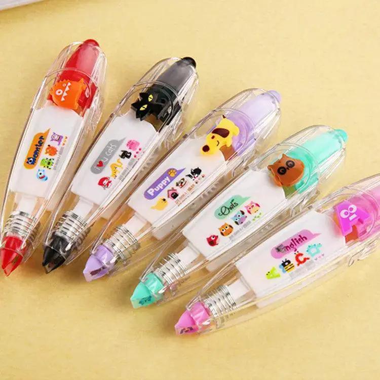 Animals Correction Tape Adorable Press Type Supply 6mm