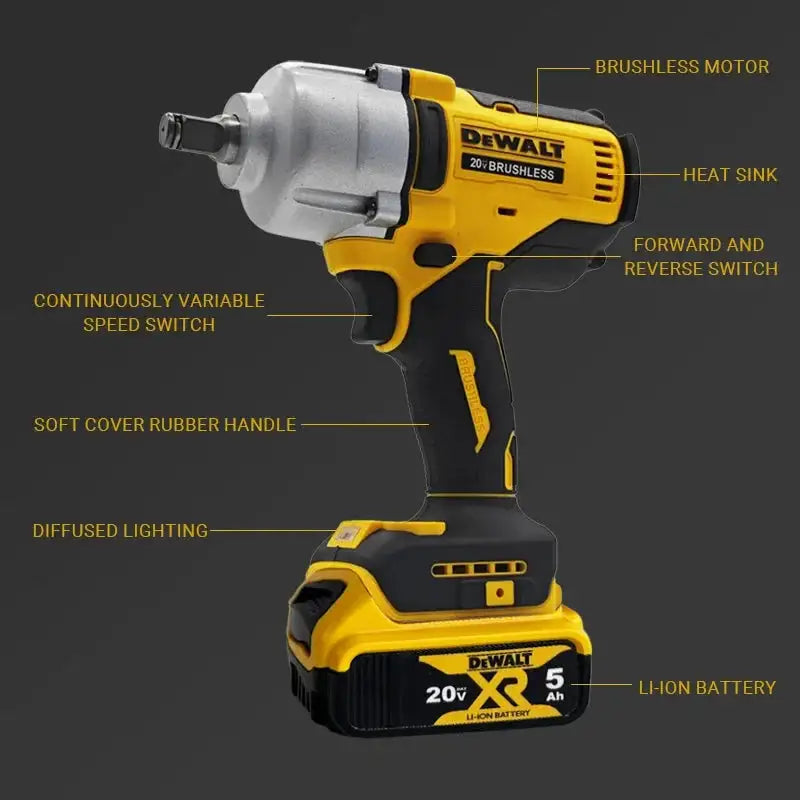 Heavy Duty Brushless Impact Wrench