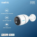 Reolink GO G330 4MP 4G Security Camera AI Detection Best
