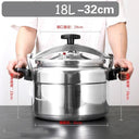 Pressure Cooker Aluminum Alloy 18L Large Capacity Gas Compatible