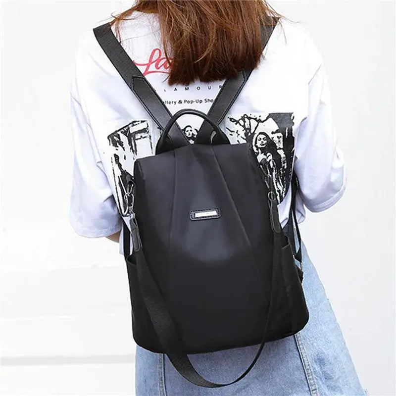 New Women Multifunction Nylon Backpack For Girls Casual Bag