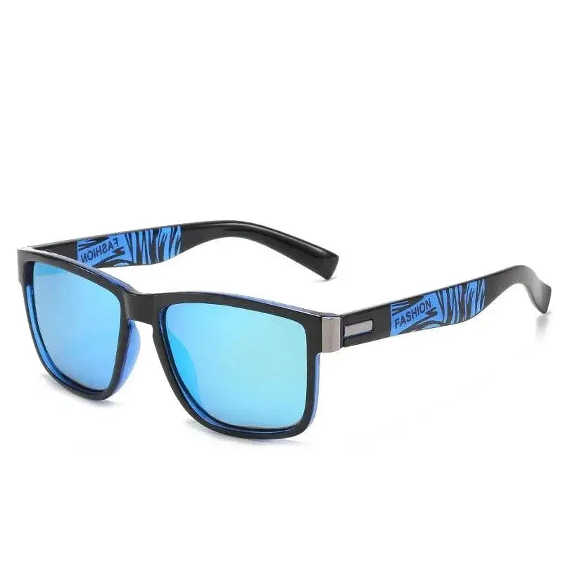 Unisex Vintage Polarized Square Sunglasses UV400 Protection