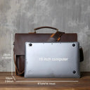 Vintage Large Capacity Crazy Horse Leather Bag For Men