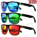 Square Polarized Sunglasses - Blocks Harsh Glare