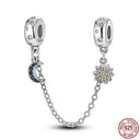 Real Sterling Silver Stars Moon