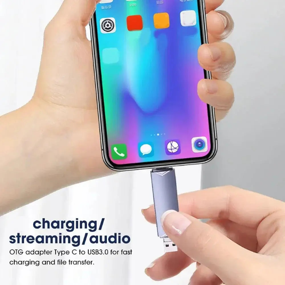 OTG Card Reader And Flash Drive Adapter High Speed Transfer