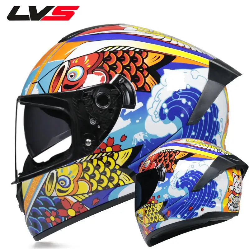 Full Face Double Visor Racing Helmet — product view 19