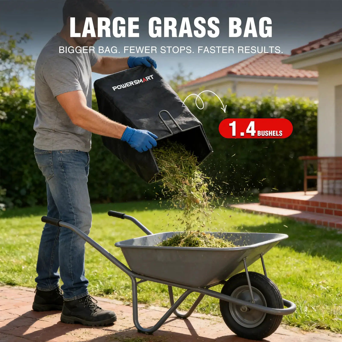 Powersmart Inch Gas Push Mower — product view 6