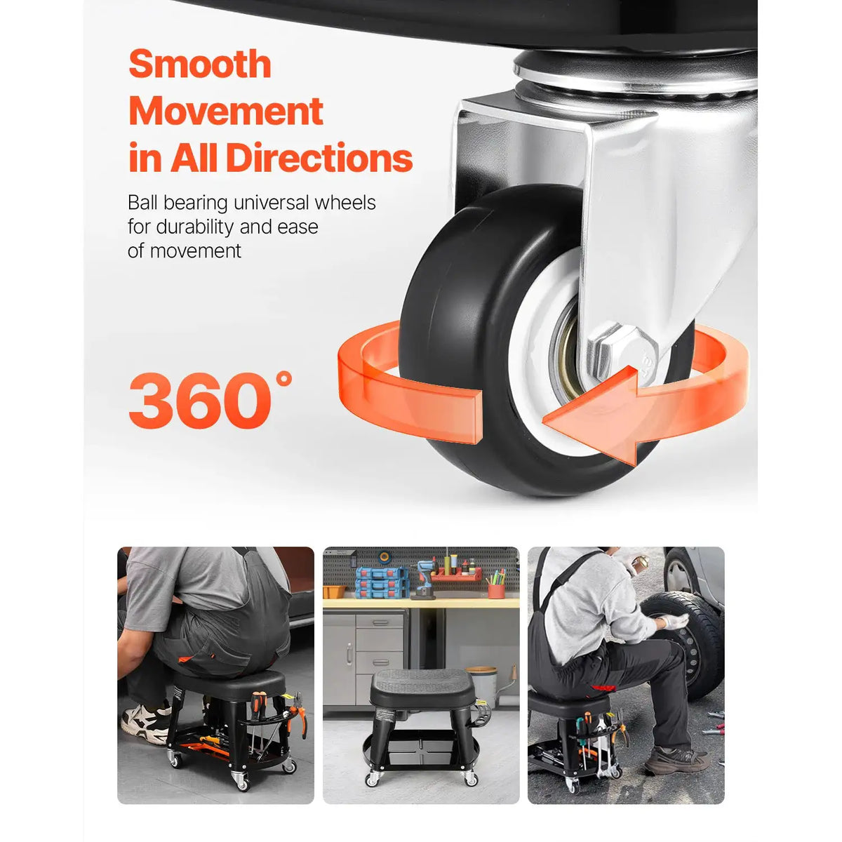Heavy Duty Mechanic Stool — product image 4
