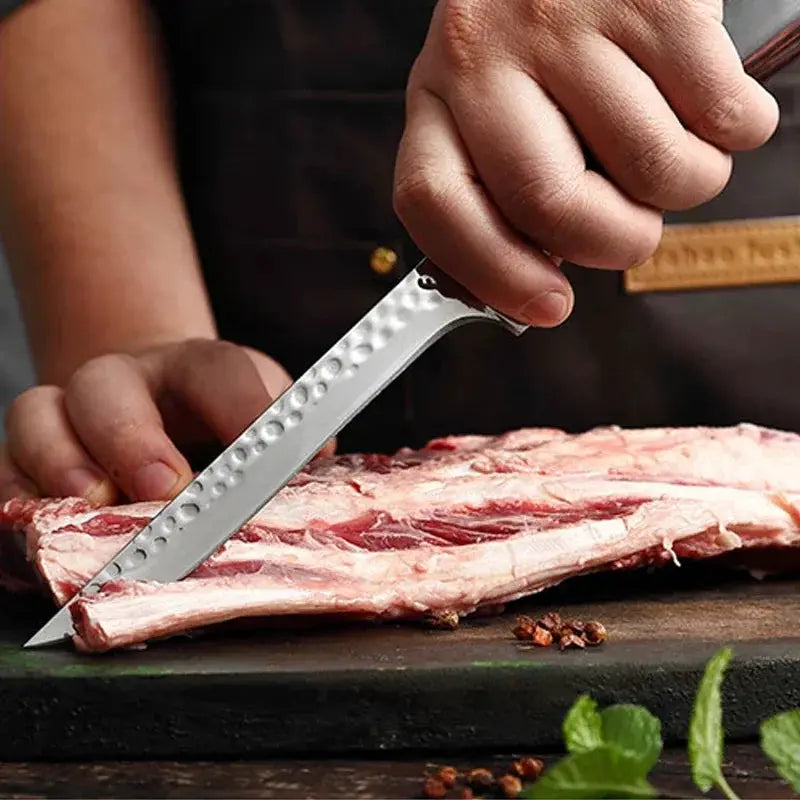 Japanese Forged Boning Knife Versatile Chef Tool For BBQ