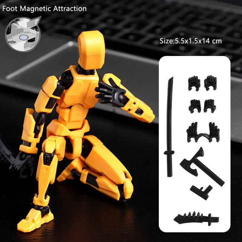 Magnetic Articulated Shapeshift Robot Figure