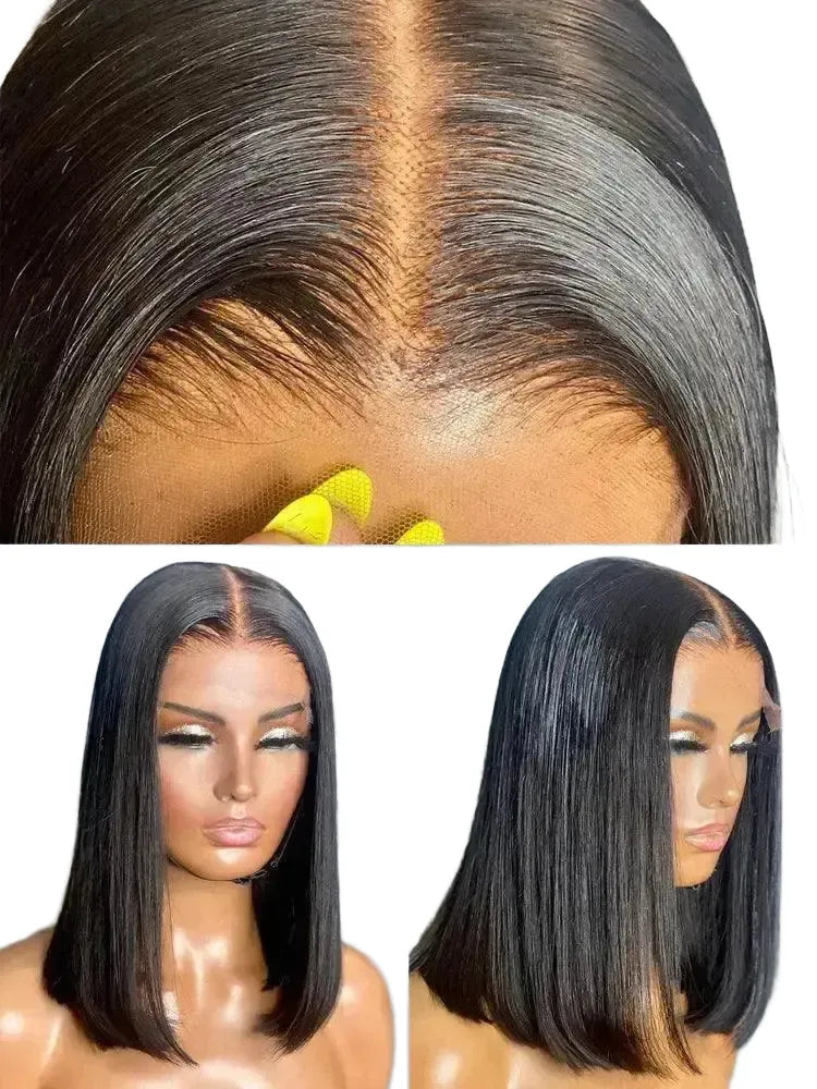 Lace Front Wig for Women Effortless Style – Natural Color / United State / 14inches | 180% product view 1