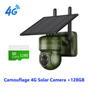 SHIWOJIA WIFI Wireless PTZ Solar Camera 4G SIM Outdoor 4MP