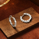 Luxurious Moissanite Hoop Earrings