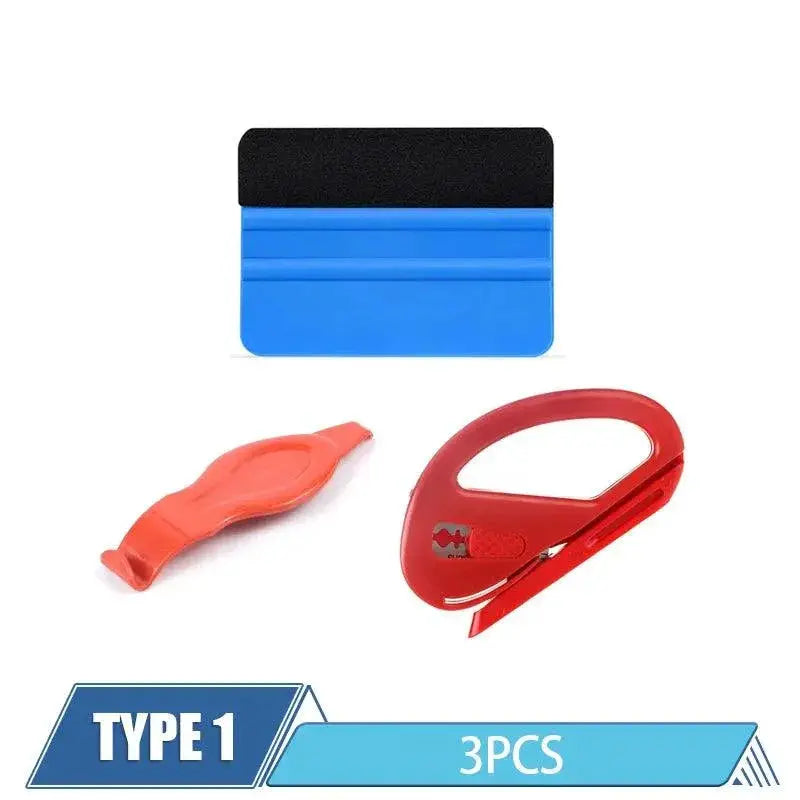 Car Vinyl Film Wrap Kit Safe Durable Wrapping Tools For DIY