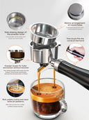 HiBREW Semi Automatic Espresso Coffee Machine Temperature Adjustable
