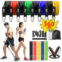 Ultimate 360lbs Resistance Bands Set for Home Gym Use