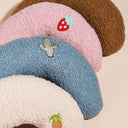 Winter Comfort U-Shaped Pillow for Pets Cozy Support Toy