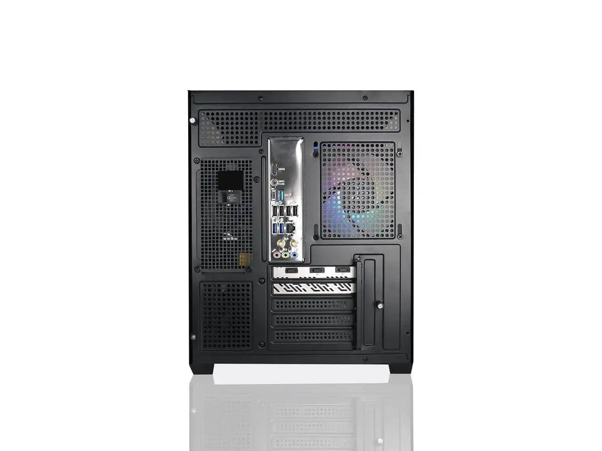Avgpc Hellfire Gaming Pc Amd Ryzen 5 9600X; Geforce Rtx 5070 12Gb; 16Gb Ddr Ram; 1 Tb Nvme M.2 Ssd; 360mm Aio Liquid Cooler; Argb Fans; Wifi/Ac; Dual Chamber Ca