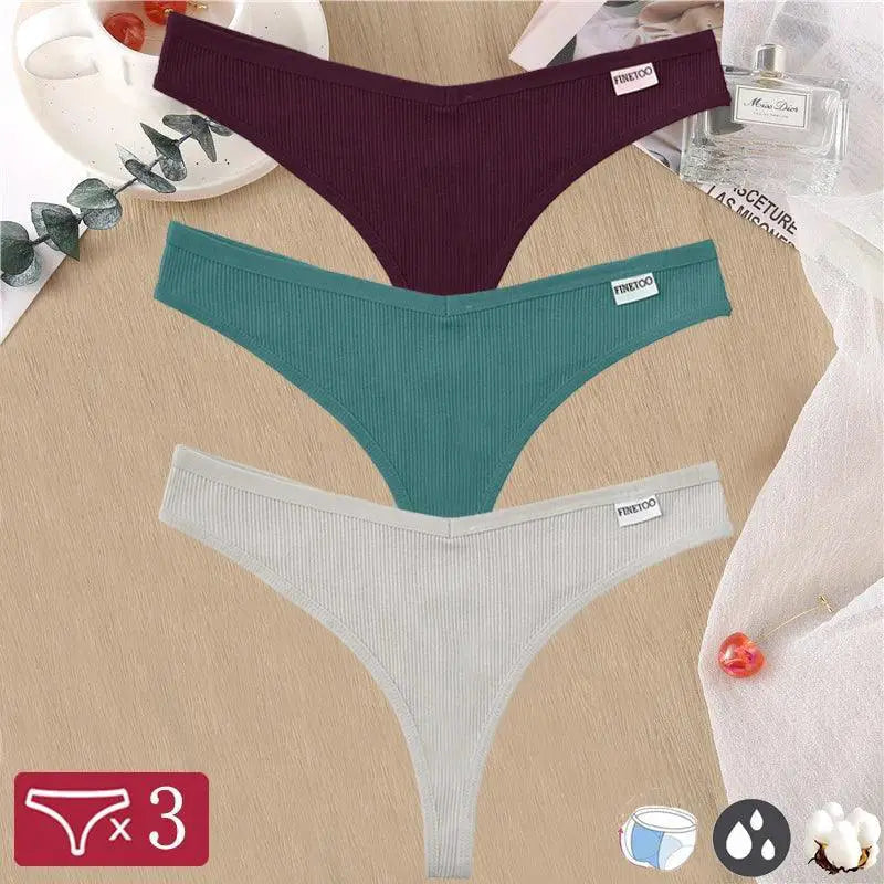 Soft Cotton Thong Set for Women — product view 16