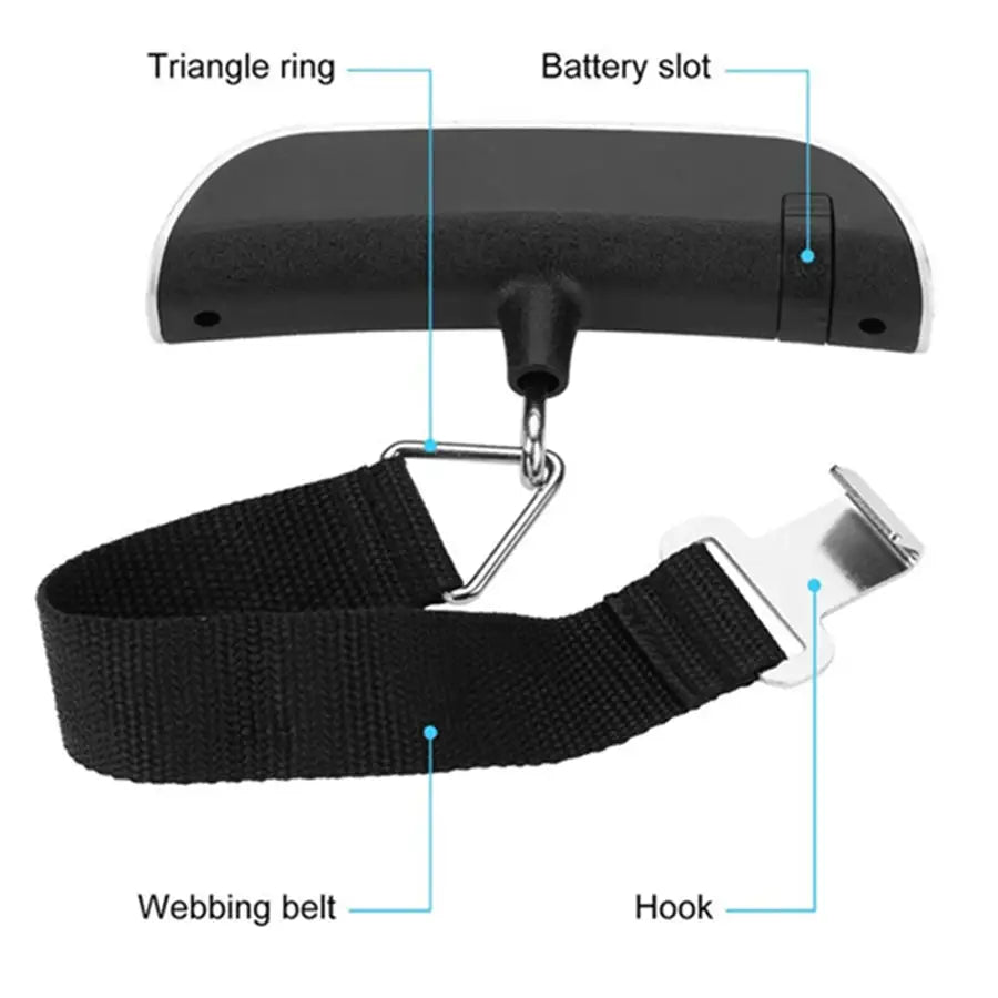 Boarding Portable Scale Digital LCD Display Electronic Luggage Hanging Suitcase Travel Weighs Baggage Bag Weight Balance Tools