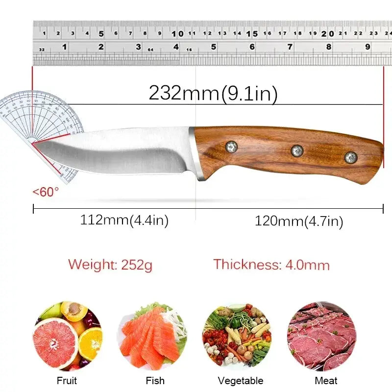Handcrafted Stainless Steel Chef Knife For Culinary Mastery