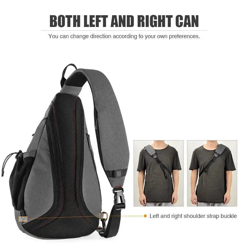 Versatile USB Sling Backpack for Travel Men and Women