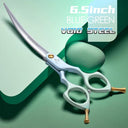 Fenice Curved Grooming Scissors for Dogs Cats Precision Results