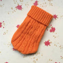 Cozy Cotton Pet Knitted Sweater for Winter Warmth Size M
