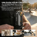 Smart 4K Action Camera For Moto Riders POV On Road
