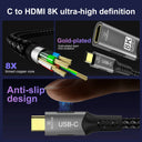 USB C HDMI Converter Crystal Clear