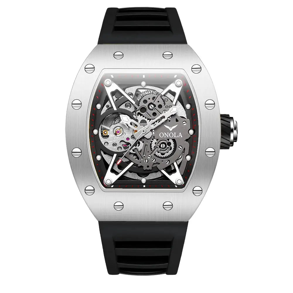 Luxury Men Tonneau Mechanical Watch — product image 11