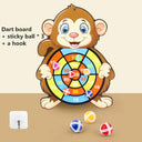 Montessori Dart Board Game: Interactive Learning Fun for Kids