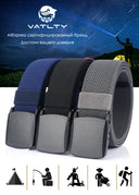 VATLTY Metal Free Men's Elastic Belt Quick Release Nylon Buckle