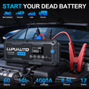 Car Jump Starter - 4000A Peak Boost Charger