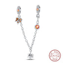 Real Sterling Silver Stars Moon