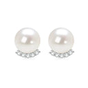 Pearl Stud Earrings Gold Filled