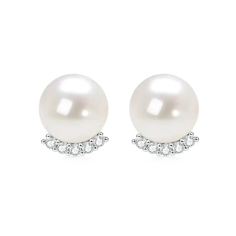 Pearl Stud Earrings Gold Filled — product image 10