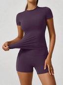 Women Yoga Butt Lifting Shorts High Waist Control