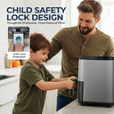 Stainless steel air fryer. 5L Air Fryer Elite