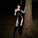 Velvet Gothic Maxi Dress For Women Today