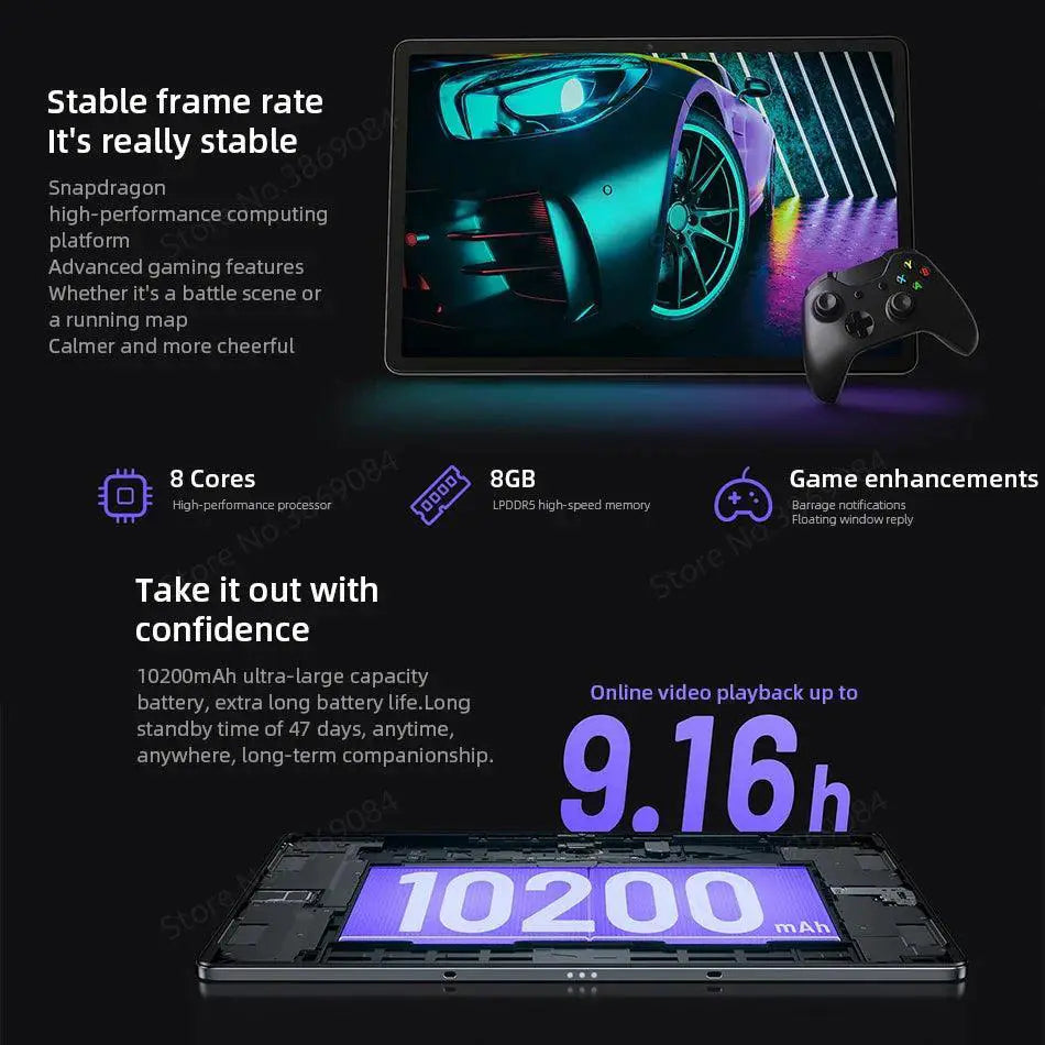Xiaoxin Pad Pro 12.7-Inch Tablet Snapdragon 870 8GB RAM
