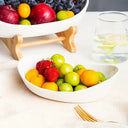 Two Tier Plastic Fruit Serving Tray
