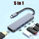 Multi Port USB C Hub - 4K HDMI Fast Charge