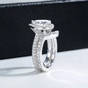 Moissanite Pear Engagement Ring