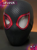 Marvel Mascara Miles Spiderman Headgear Cosplay Mask Toy