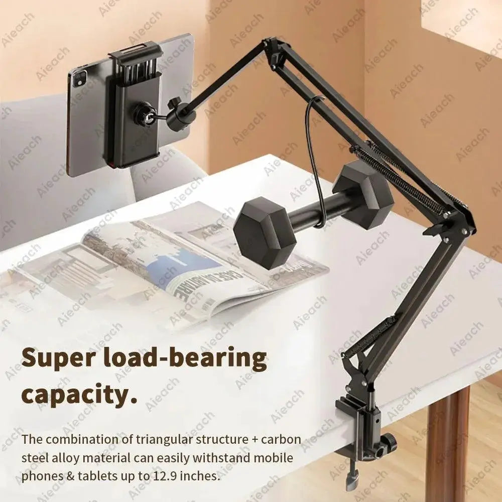 Phone and Tablet Holder iPad Stand Flexible Arm Extended