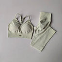 Breathable Peach High Waist Yoga Suit - Hip-Lift