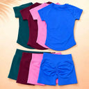Women Seamless Gym Set High Waist Leggings Top