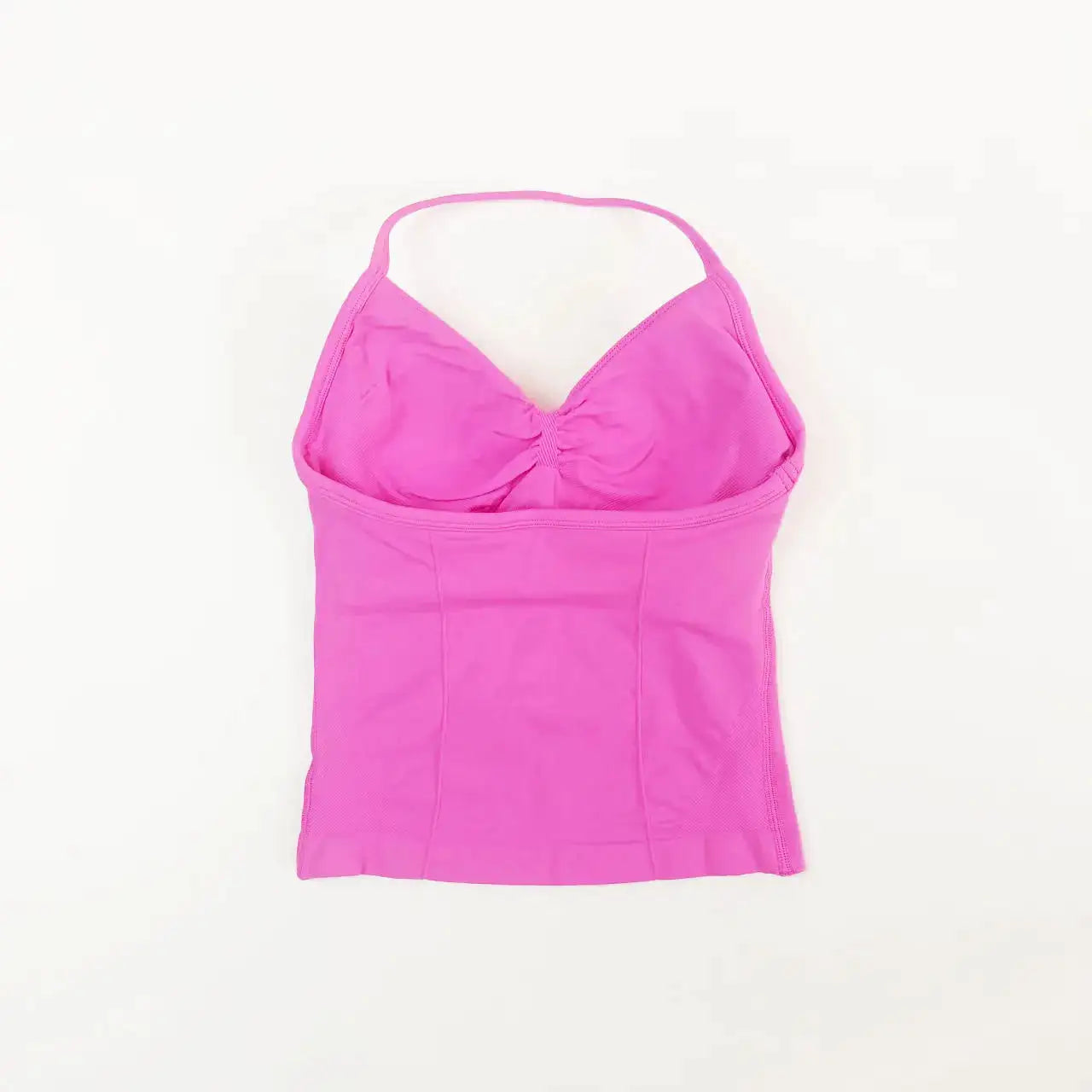 NCLAGEN Impact Longline Strappy Top Sports Yoga Vest Women's Fitness Tank Top Gym Beautiful Open Back Bra Running Workout Halter